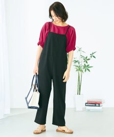 ANY 【洗える】デザインスリーブとろみ ブラウス