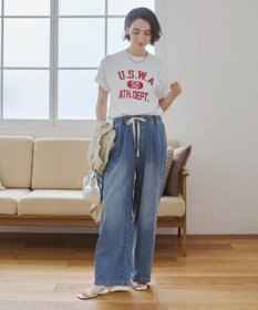 WEGO 【ANGIE VINTAGE】カレッジロゴプリントTee