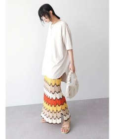 Green Parks 接触冷感バックカシュクールチュニック