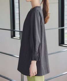 Tiaclasse L 【洗える】タックスリーブポンチチュニック