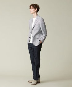 J.PRESS MEN 【ウォッシャブル可】コンフォートストレッチリネン スラックス