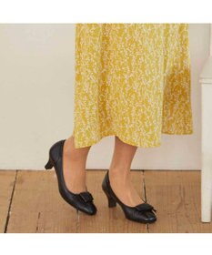 Riz raffinee <Riz raffinee>【高機能】スクエアドレープパンプス