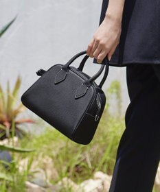 Tiaclasse 【本革】2WAYステッチハンドバッグ