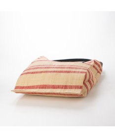 UNBILLION perche マダガスカルラフィアボーダーワンショルダー