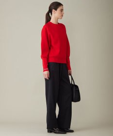 ICB 【洗える】 ウールポリエステルハイゲージ ニット