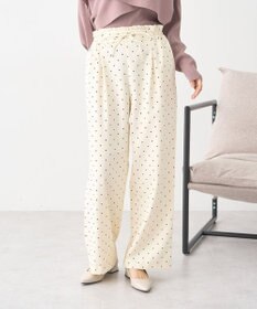 earth music&ecology リラックスドットパンツ