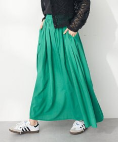 CRAFT STANDARD BOUTIQUE インド綿サイドタック切り替えスカート