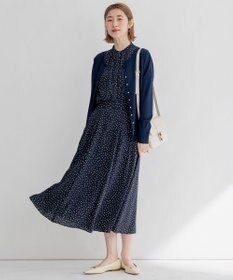 23区 S 【前後着用可能】レーヨンポリエステルストレッチ カーディガン