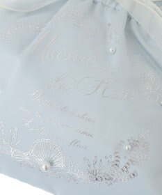 Maison de FLEUR シーシェルプリントリボン2Wayバッグ