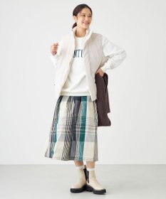 SHARE PARK LADIES メモリーチェックフレアスカート