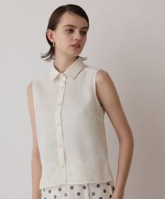 GRACE CONTINENTAL シアーメッシュノースリーブ