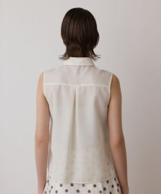 GRACE CONTINENTAL シアーメッシュノースリーブ