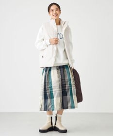 SHARE PARK LADIES メモリーチェックフレアスカート