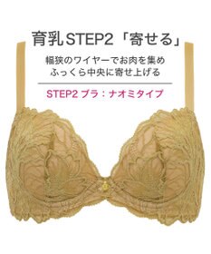 BRADELIS New York 【BRADELIS New York/ 育乳補整ブラ・STEP2 寄せる】ナオミステップ2ブラ24A1