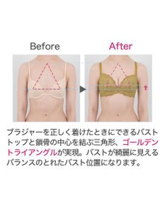 BRADELIS New York 【BRADELIS New York/ 育乳補整ブラ・STEP2 寄せる】ナオミステップ2ブラ24A1