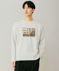 UNFILO MENS 【男女兼用】3シーズンスウェット フォトTEE ライトグレー×カーサ（家）