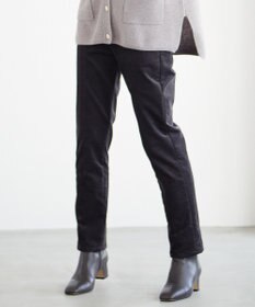 J.PRESS LADIES S 【洗える】AIRDUROYストレッチ パンツ