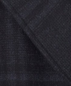 JOSEPH HOMME PLAID MELTON COAT