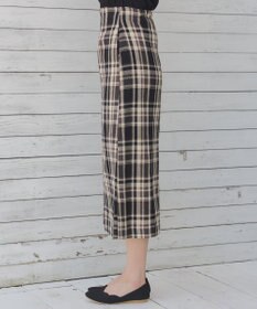 Tiaclasse 【洗える】カラミチェックスカート