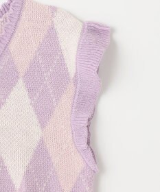 ANY KIDS アーガイル ニット ベスト