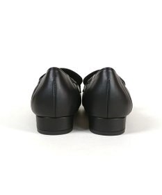 Dominic3 晴雨兼用 サイドギャザー ソフトレザーローファー