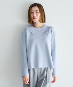 YECCA VECCA 2way襟付きレースニット