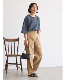 AMERICAN HOLIC 接触冷感　衿リブブラウソー