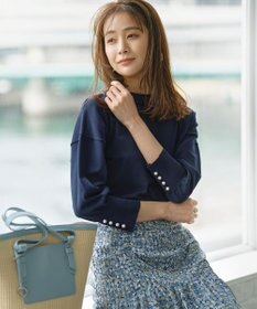 組曲 L 【WEB限定】コットンポリエステル リラクシーニット