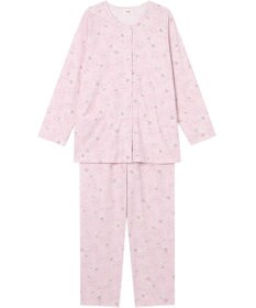 Wing 【数量限定　特別価格】 ウイング スリープ パジャマ 長袖 長ズボン 綿100％ スムース素材 レディース EP7992 ウイング／ワコール