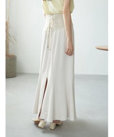 earth music&ecology バックレースサイドリブマーメイドスカート