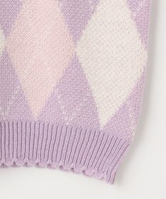 ANY KIDS アーガイル ニット ベスト