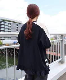 CRAFT STANDARD BOUTIQUE 接触冷感/UVカット/レースライン入りチュニック