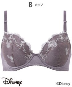 Wing ブラジャー 【ディズニー】 自然なまるみシルエット ソフトなつけごこち 【ナチュラルアップブラ】 ミッキーマウス KB2063 ウイング／ワコール
