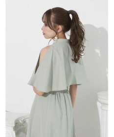 earth music&ecology ＳＥＴ２点ケープ＋キャミワンピース