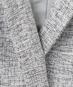 ANY SIS ミニライトボーダー ノーカラージャケット