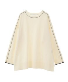 Green Parks アンチピリングライン入りニットプルオーバー