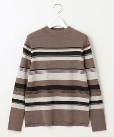 J.PRESS LADIES 【洗える】MULTI PITCH STRIPE ボーダー ニット
