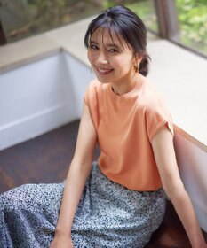 ANY 【洗濯機可能/ウエストゴム】プリントマーメイドスカート