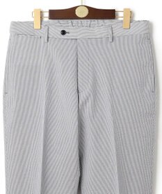 J.PRESS MEN 【J.PRESS PLUS】ポリエステルコットンリネンサッカー スラックス