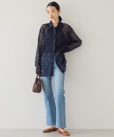 AMERICAN HOLIC レース長袖シャツ