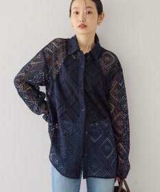 AMERICAN HOLIC レース長袖シャツ