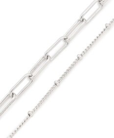 23区 【WEB&一部店舗限定】アシンメトリーチェーンコイン ネックレス