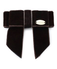 TOCCA 【ブローチ取り外し可】VELVET RIBBON FURTIPPET ティペット