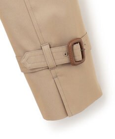23区 S コットンポリエステルギャバジン ロング トレンチコート