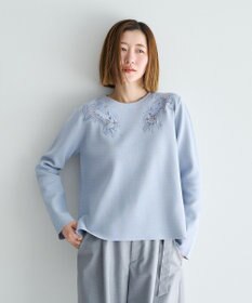 YECCA VECCA 2way襟付きレースニット