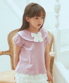 ANY KIDS 接触冷感セーラーカラーTシャツ