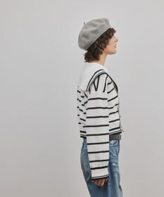 GRACE CONTINENTAL セーラーカラーニットトップ