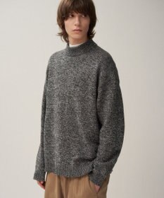 ATON BABY WOOL MOULINE | モックネックセーター - UNISEX