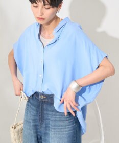 AMERICAN HOLIC 【接触冷感】タックフレンチスリーブシャツ