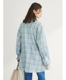 Green Parks チェック柄シャツチュニック